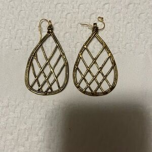 Noonday gold metal earrings